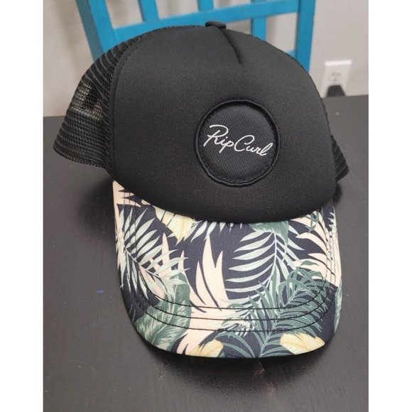 Rip Curl Tropical Playa Trucker Cap Snapback Hat Surfing Skateboarding Beach - Picture 1 of 3